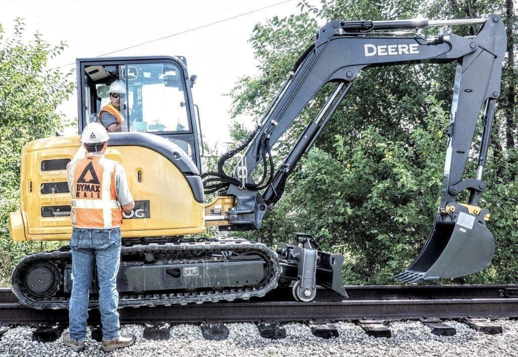 Rail Rider Compact Excavator DYMAXRAIL